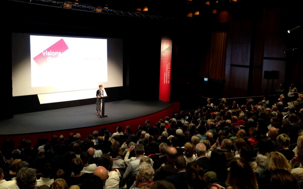 La conseillère fédérale Simonetta Sommaruga prononce son discours