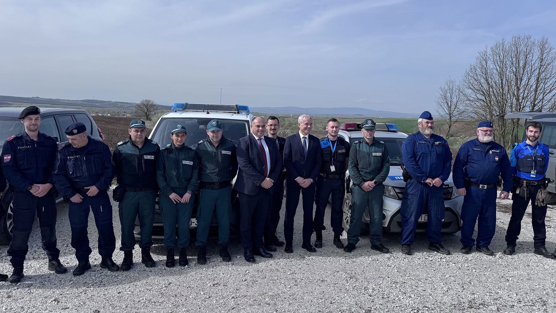 Gruppe Grenzbeamte