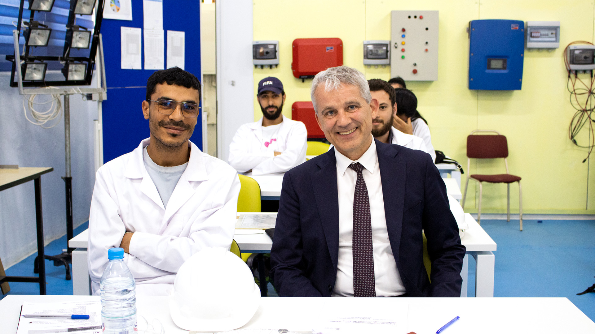 Visite d'un centre de formation professionnelle