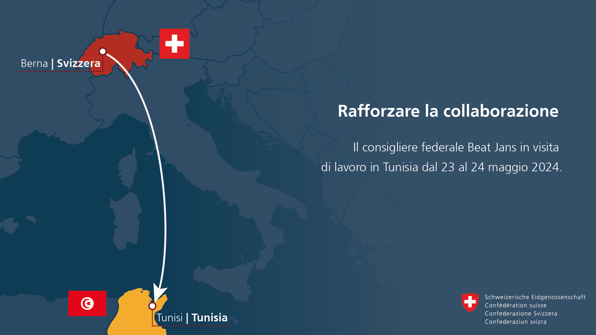 Bern Schweiz, Tunis Tunesien